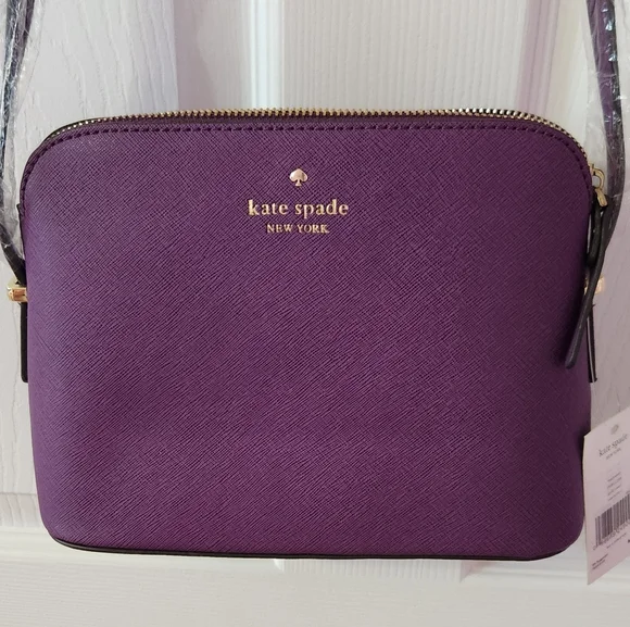 Kate Spade Mandy Cedar Street Purple Crossbody Purse - Picture 8 of 8